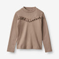 Wheat Main T-Shirt Rib LS Rosetta Jersey Tops and T-Shirts 3006 soft brown