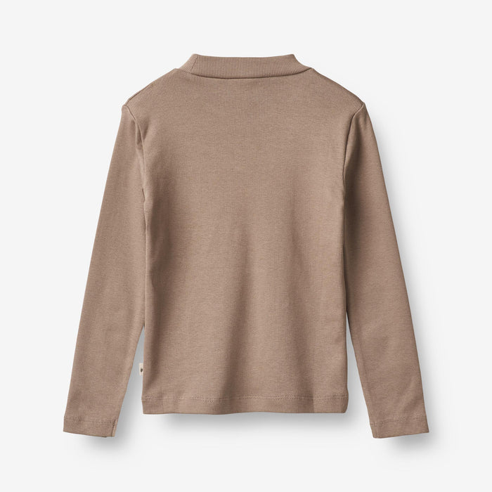 Wheat Main T-Shirt Rib LS Rosetta Jersey Tops and T-Shirts 3006 soft brown