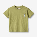 Wheat Main T-Shirt S/S Dines Jersey Tops and T-Shirts 4122 sage