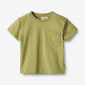 Wheat Main T-Shirt S/S Dines Jersey Tops and T-Shirts 4122 sage