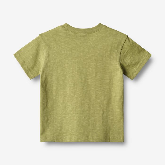 Wheat Main T-Shirt S/S Dines Jersey Tops and T-Shirts 4122 sage