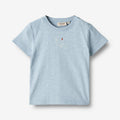 Wheat Main T-Shirt S/S Holger Jersey Tops and T-Shirts 1049 blue summer
