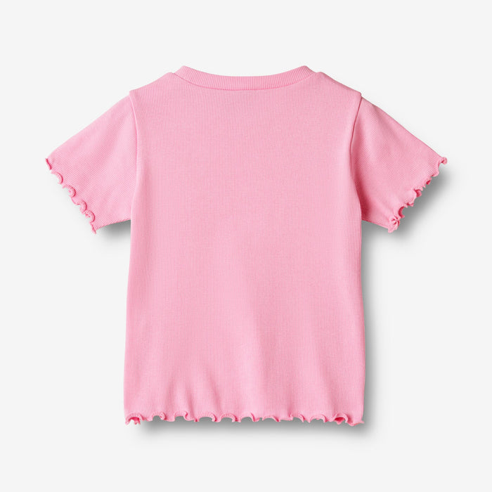 Wheat Main T-Shirt S/S Irene Jersey Tops and T-Shirts 2356 pink