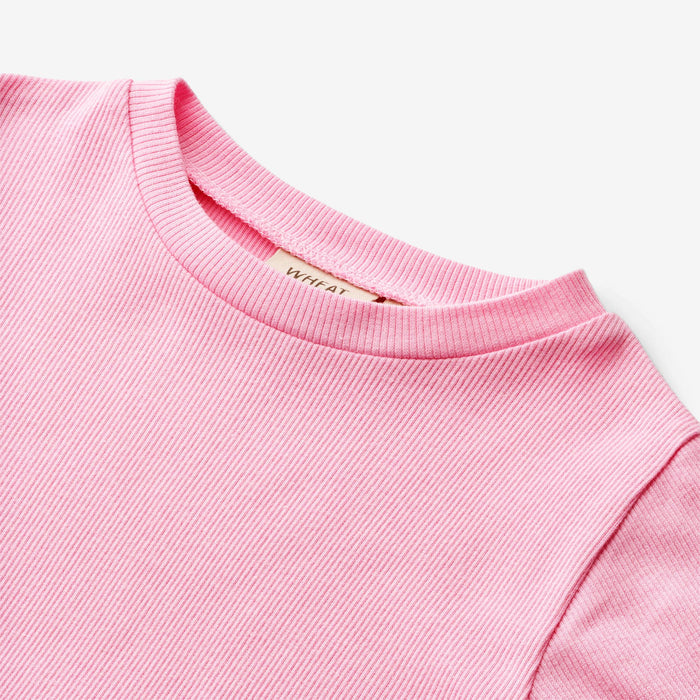 Wheat Main T-Shirt S/S Irene Jersey Tops and T-Shirts 2356 pink