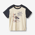 Wheat Main T-Shirt S/S Laurits Jersey Tops and T-Shirts 1477 shell