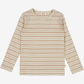 Wheat Main  T-Shirt Striped LS Jersey Tops and T-Shirts 1229 dusty stripe