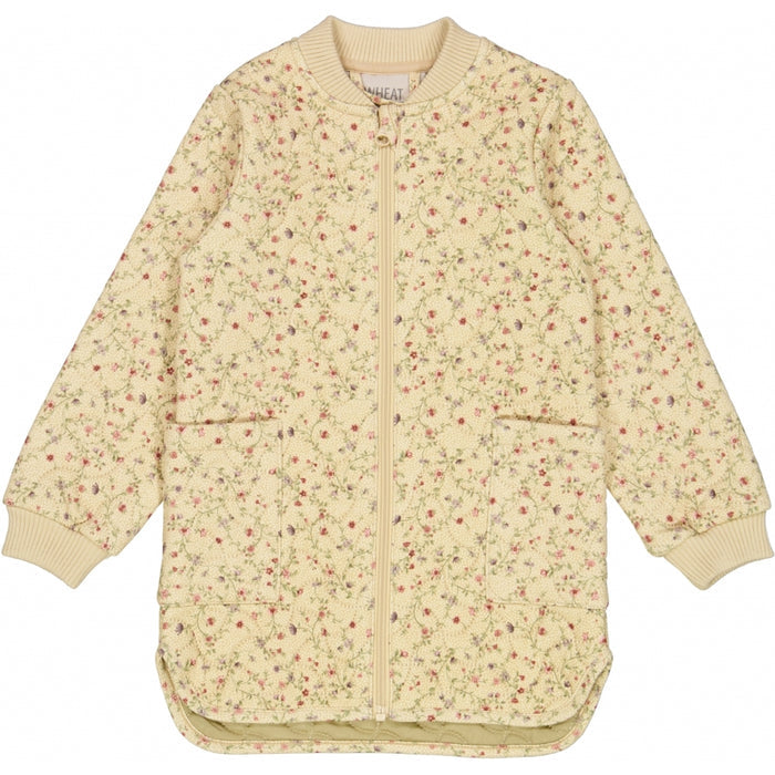 Wheat Outerwear Thermo Jacket Herta Thermo 9103 flower vine