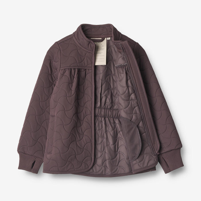 Wheat Outerwear Thermo Jacket Thilde Thermo 3118 eggplant