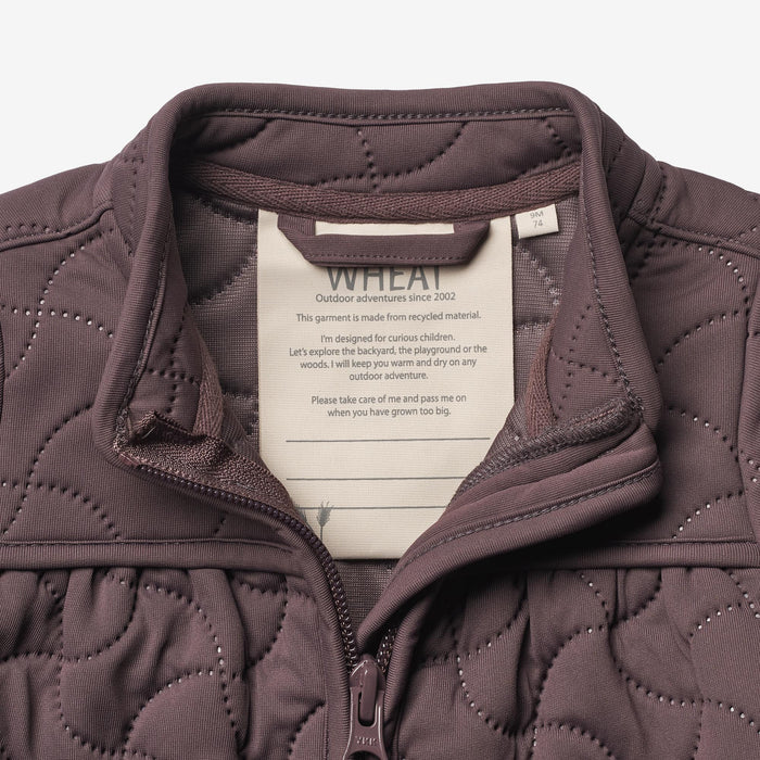 Wheat Outerwear Thermo Jacket Thilde | Baby Thermo 3118 eggplant