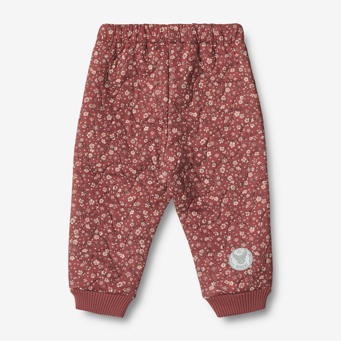 Wheat Outerwear Thermo Pants Alex | Baby Thermo 2077 red flowers