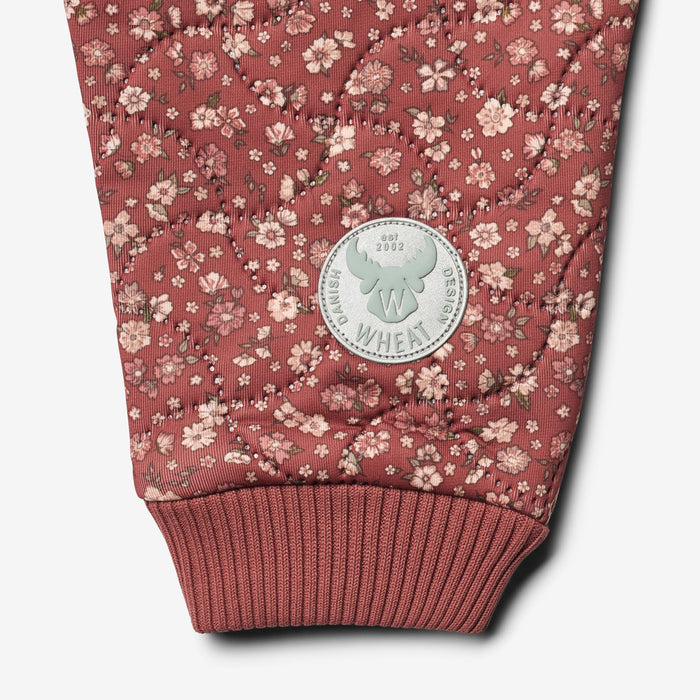 Wheat Outerwear Thermo Pants Alex | Baby Thermo 2077 red flowers