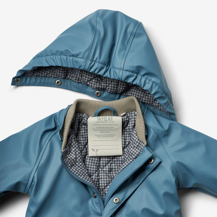 Wheat Outerwear Thermo Rainsuit Aiko Rainwear 1300 blue fusion
