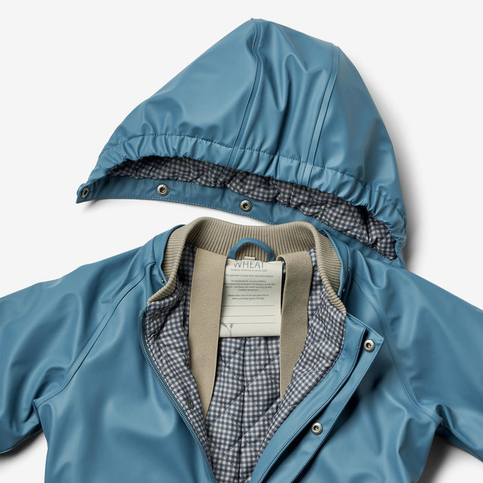 Wheat Outerwear Thermo Rainsuit Aiko Rainwear 1300 blue fusion