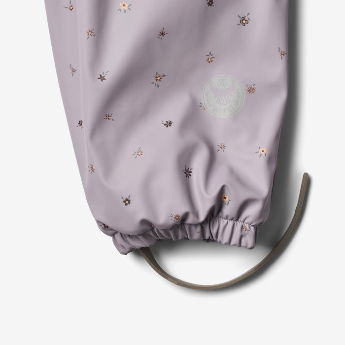 Wheat Outerwear Thermo Rainsuit Aiko Rainwear 1347 lavender flowers