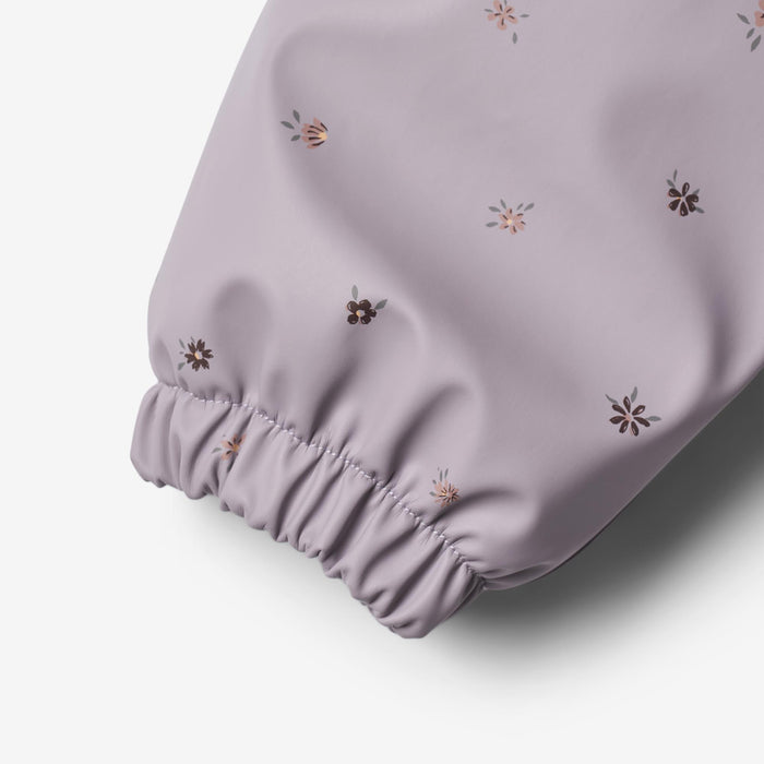 Wheat Outerwear Thermo Rainsuit Aiko Rainwear 1347 lavender flowers