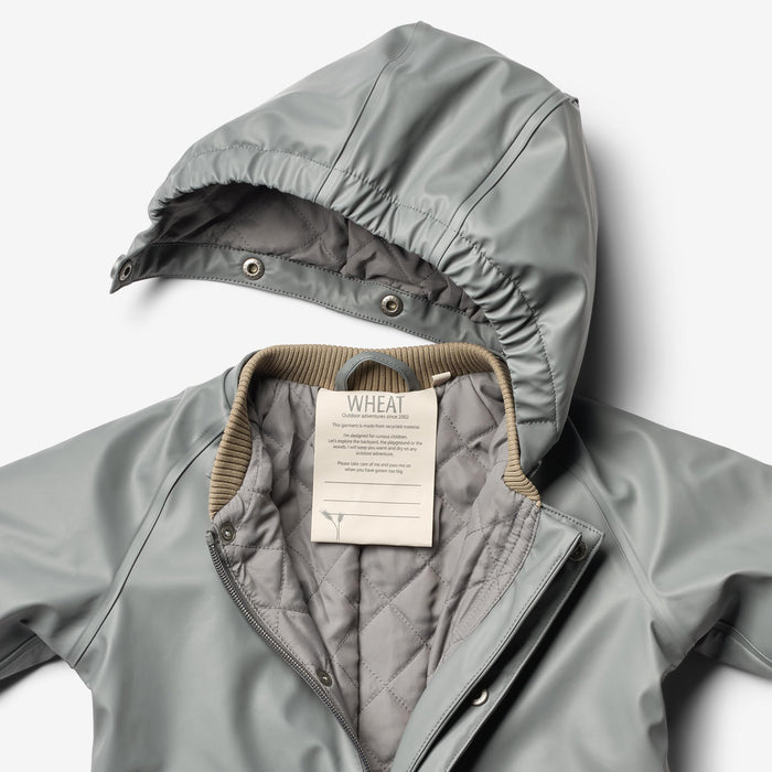 Wheat Outerwear Thermo Rainsuit Aiko | Baby Rainwear 1525 autumn sky