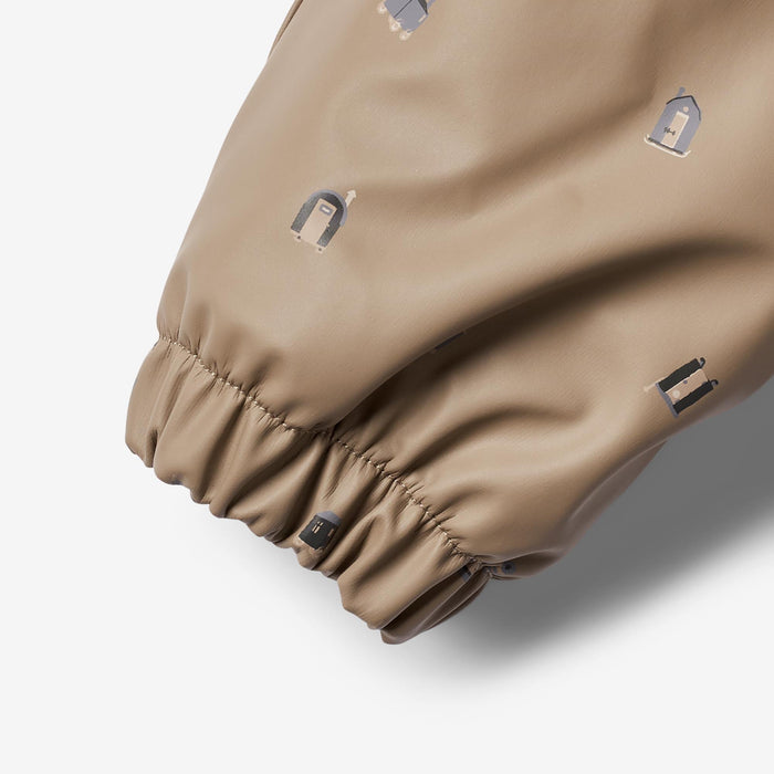 Wheat Outerwear Thermo Rainsuit Aiko | Baby Rainwear 0227 dry grey houses