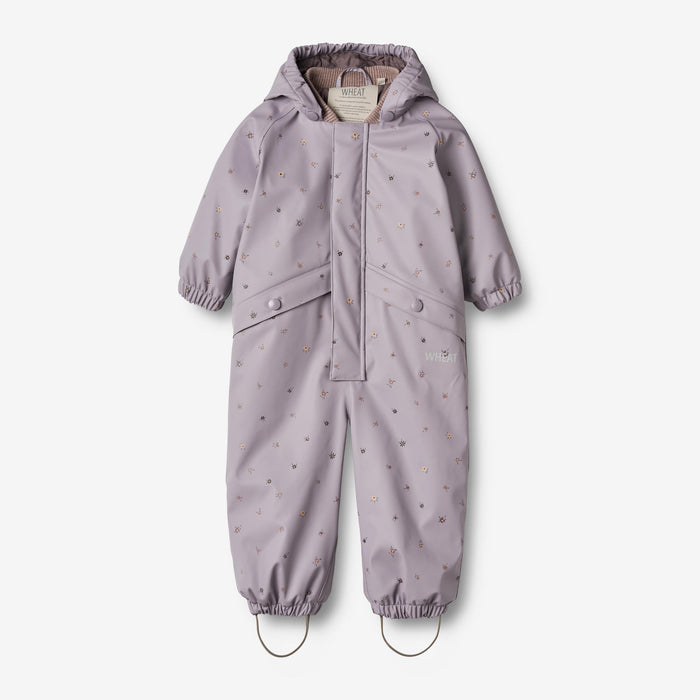 Wheat Outerwear Thermo Rainsuit Aiko | Baby Rainwear 1347 lavender flowers