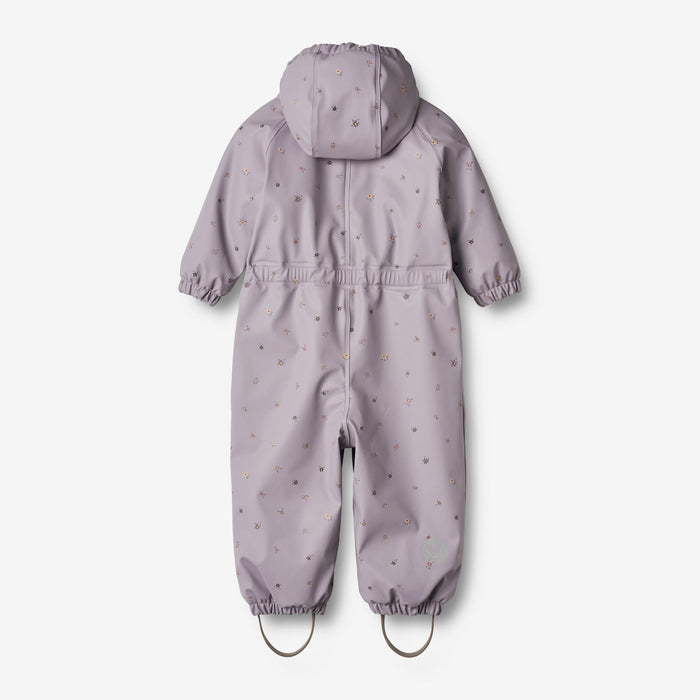 Wheat Outerwear Thermo Rainsuit Aiko | Baby Rainwear 1347 lavender flowers