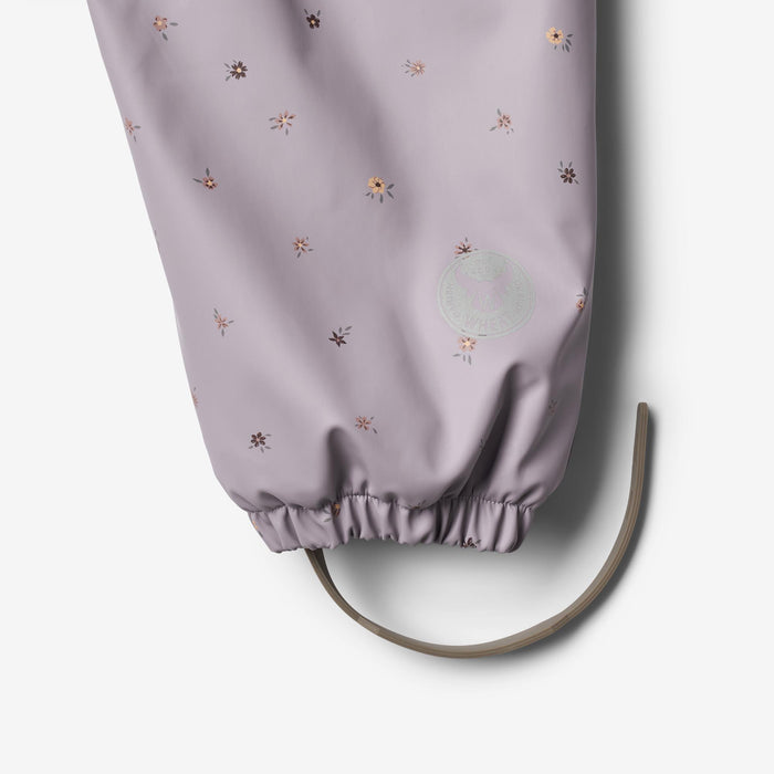 Wheat Outerwear Thermo Rainsuit Aiko | Baby Rainwear 1347 lavender flowers
