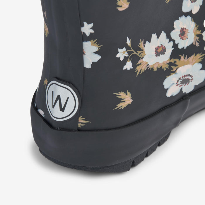Wheat Footwear Thermo Rubber Boot Print Rubber Boot 0035 black flowers