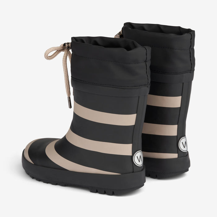 Wheat Footwear Thermo Rubber Boot Print Rubber Boot 0040 black stripe
