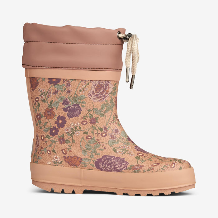 Wheat Footwear Thermo Rubber Boot Print Rubber Boot 2474 rose dawn flowers