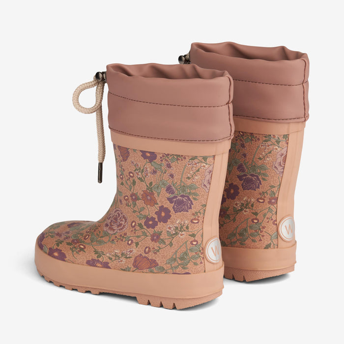 Wheat Footwear Thermo Rubber Boot Print Rubber Boot 2474 rose dawn flowers