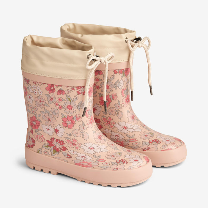 Wheat Footwear Thermo Rubber Boot Print Rubber Boot 2036 rose dust flowers
