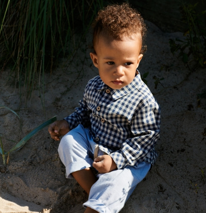 Wheat Main Trousers Arne Trousers 1042 blue waves