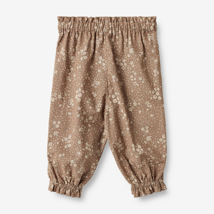 Wheat Main Trousers Polly | Baby Trousers 9502 cocoa brown flowers