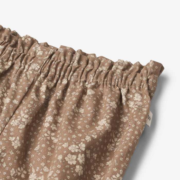 Wheat Main Trousers Polly | Baby Trousers 9502 cocoa brown flowers