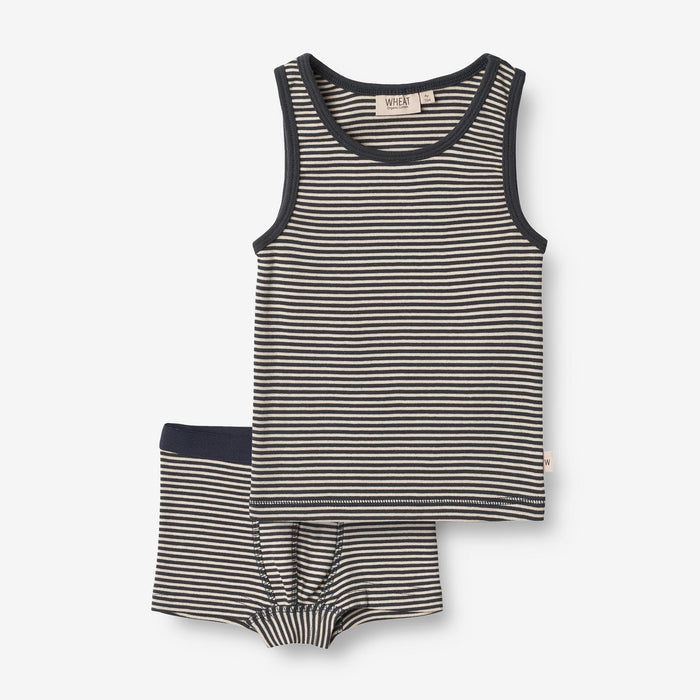 Wheat Main Underwear Lui Home 1436 navy night stripe