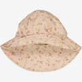 Wheat Main UV Sun Hat Swimwear 1492 purple poppy flowers