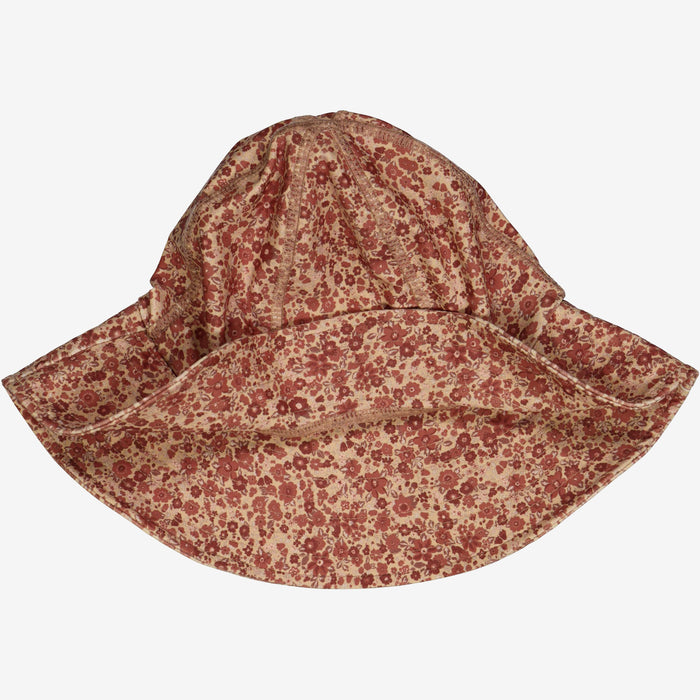 Wheat Main UV Sun Hat Swimwear 2073 red flower meadow