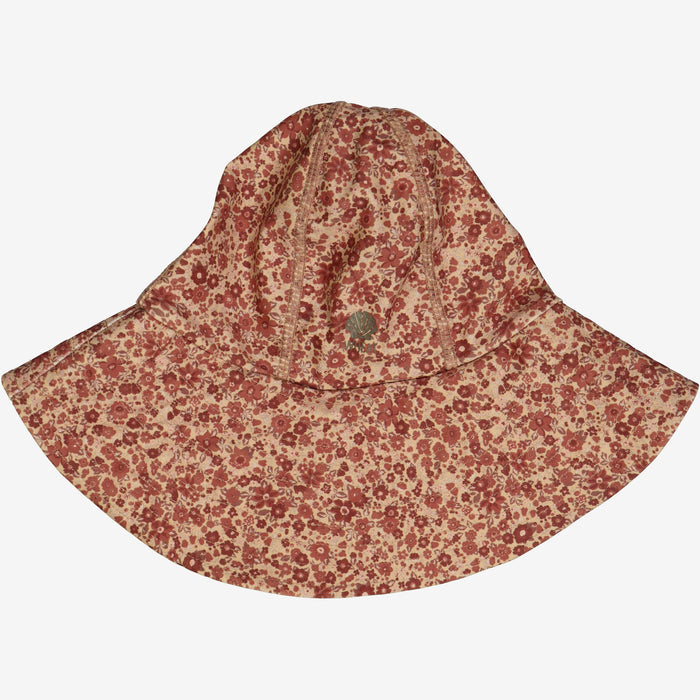 Wheat Main UV Sun Hat Swimwear 2073 red flower meadow