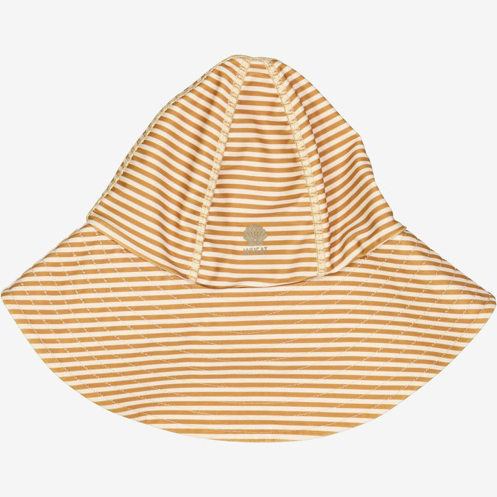 Wheat Main UV Sun Hat | Baby Swimwear 5096 golden green stripe