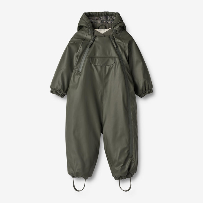 Wheat Outerwear Wintersuit Evig | Baby Snowsuit 0025 black coal