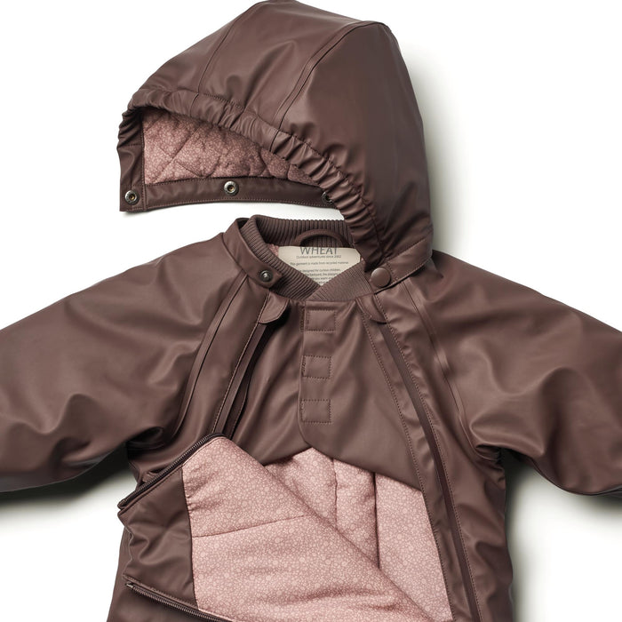 Wheat Outerwear Wintersuit Evig | Baby Snowsuit 3118 eggplant