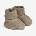 Wheat Wool Wool Fleece Booties | Baby Accessory 0099 grey stone