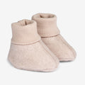Wheat Wool Wool Fleece Booties | Baby Accessory 1356 pale lilac