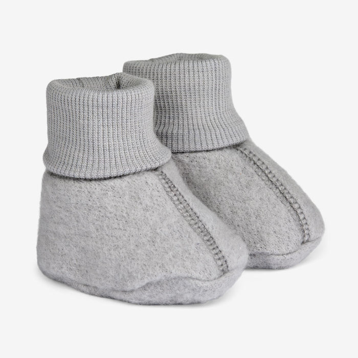 Wheat Wool Wool Fleece Booties | Baby Accessory 1524 winter sky