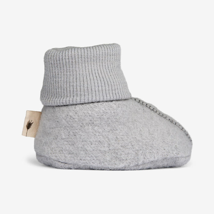Wheat Wool Wool Fleece Booties | Baby Accessory 1524 winter sky