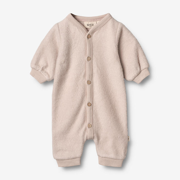 Wheat Wool Wool Fleece Jumpsuit | Baby Jumpsuit 1356 pale lilac