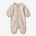 Wheat Wool Wool Fleece Jumpsuit | Baby Jumpsuit 1356 pale lilac
