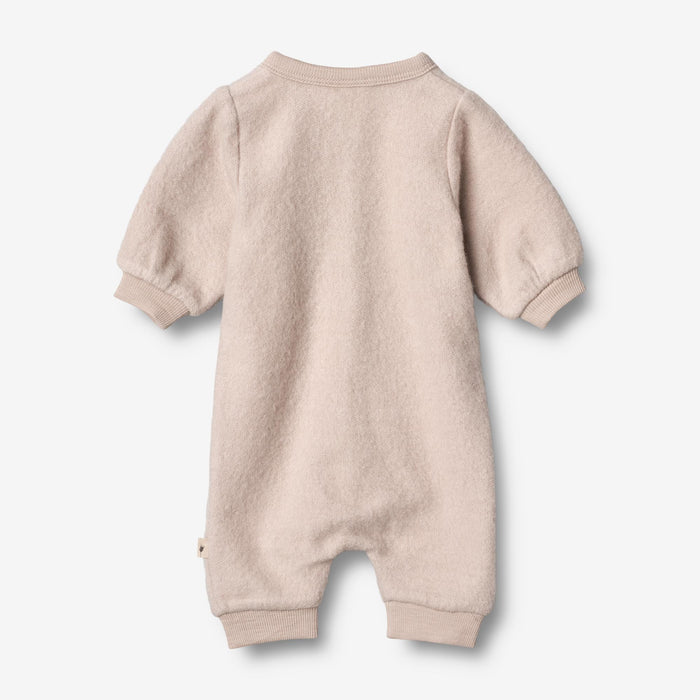 Wheat Wool Wool Fleece Jumpsuit | Baby Jumpsuit 1356 pale lilac