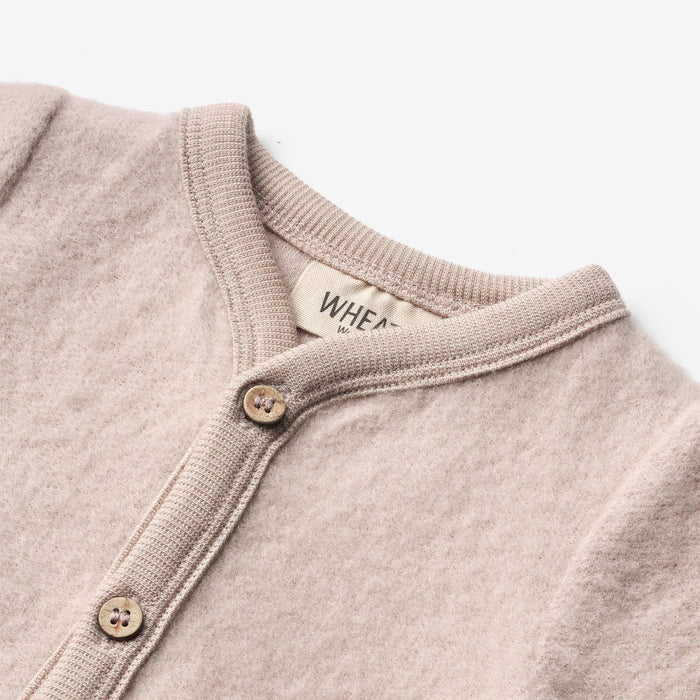 Wheat Wool Wool Fleece Jumpsuit | Baby Jumpsuit 1356 pale lilac