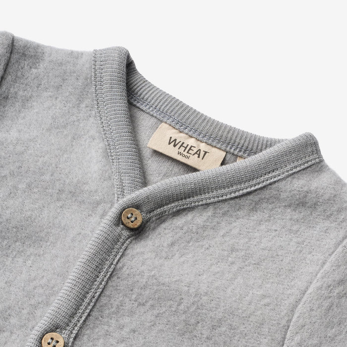 Wheat Wool Wool Fleece Jumpsuit | Baby Jumpsuit 1524 winter sky