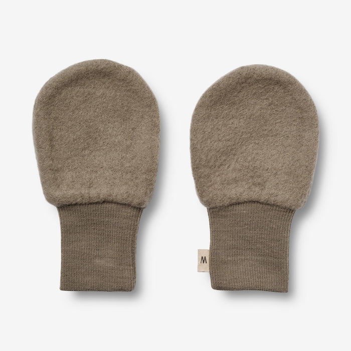 Wheat Wool Wool Fleece Mittens | Baby Accessory 0099 grey stone