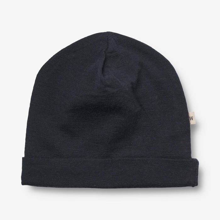 Wheat Wool Wool Hat & Neckwarmer Arta Accessory 1432 navy